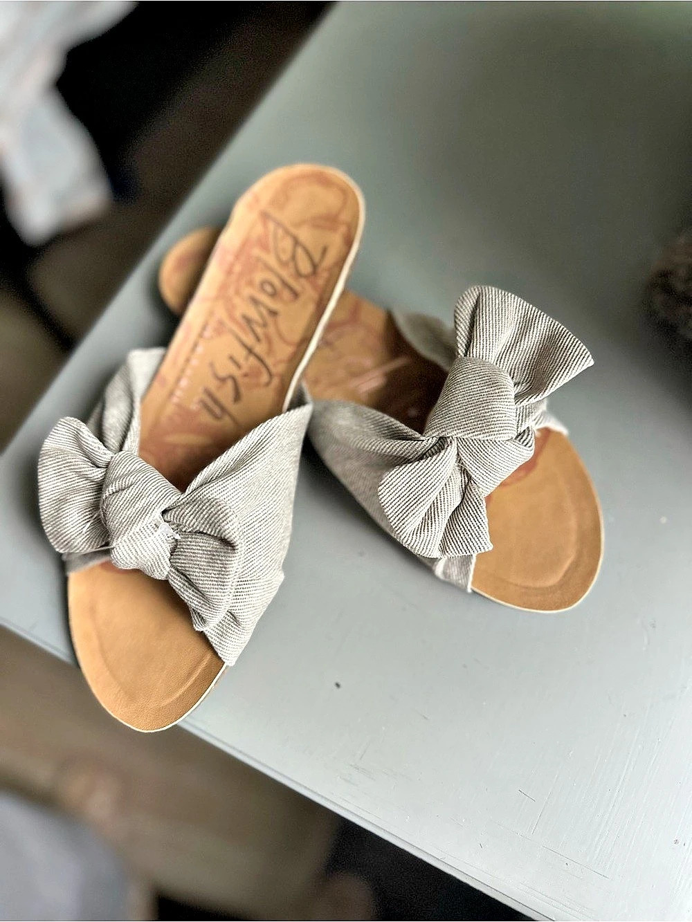 Blowfish Bow Slide Sandals